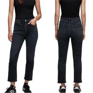 Agolde Riley Straight Leg Jeans Size 29 Black